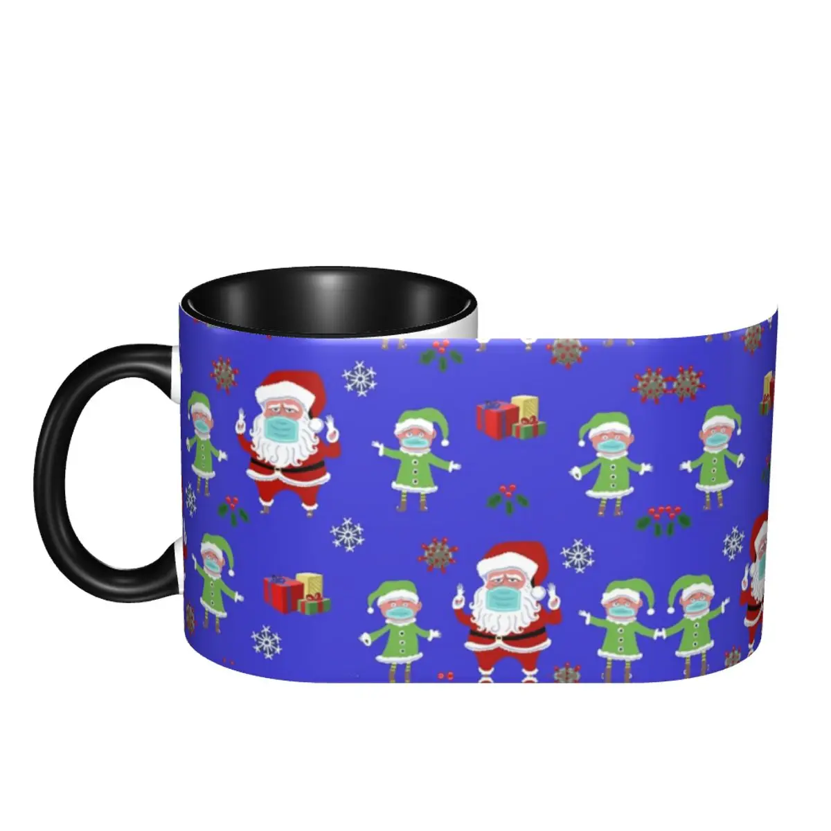 

Christmas Mask Cute Cups Mugs Print Mugs R92 Casual tea cups