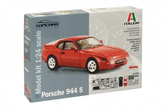 

Пластиковая Сборная модель автомобиля Porsche 1/24 S #944, ITALERI, 3659