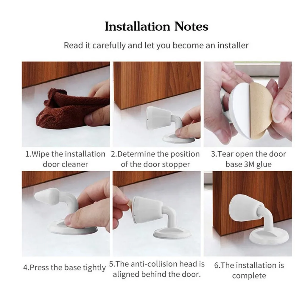 Силиконовая дверная ограничитель домашняя клейкая дверь для стенок бампера