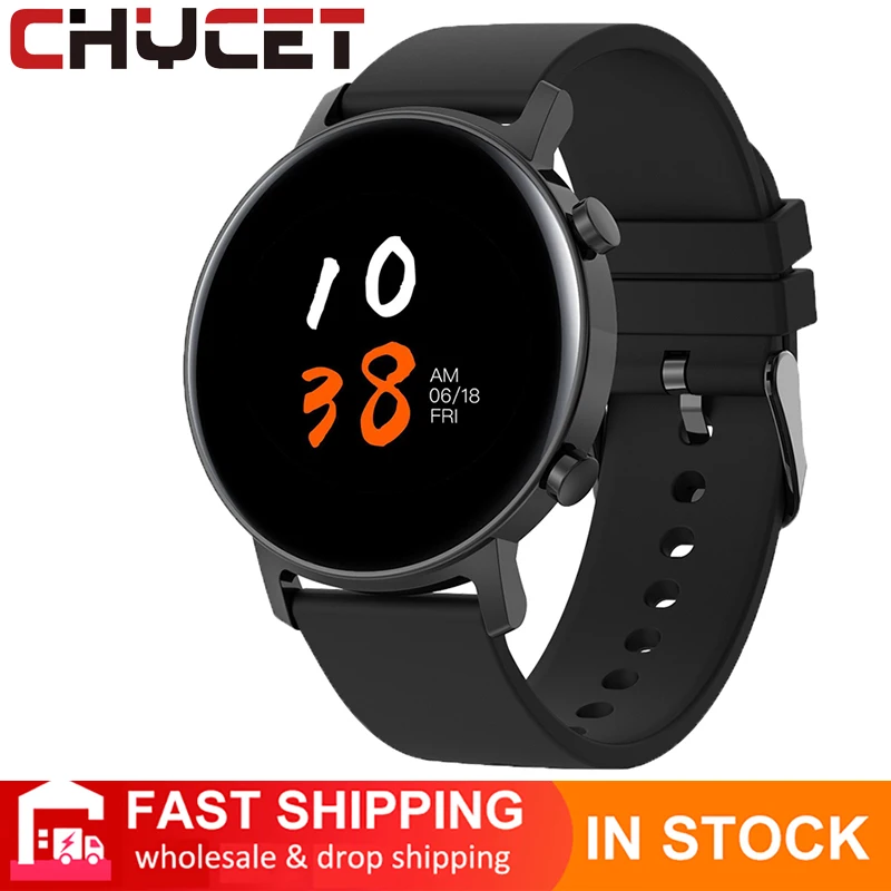 

CHYCET NEW Smart Watch Women Blood Pressure Heart Rate Monitor Full Touch Sports Fitness Tracker Smartwatch for Xiaomi Android