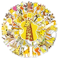 103050pcs cartoon cute mix giraffe graffiti stickers car guitar motorcycle suitcase classic toy decal sticker for kid gifts