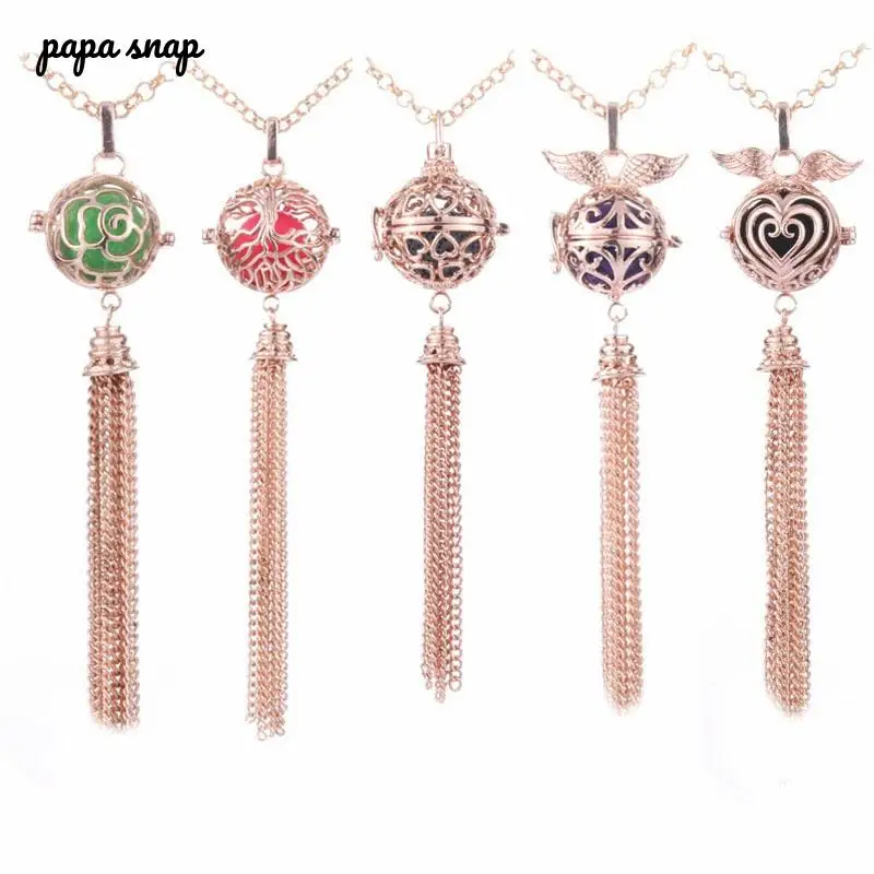 Новинка 2019 розовые золотые медальоны для ароматерапии ювелирные украшения в