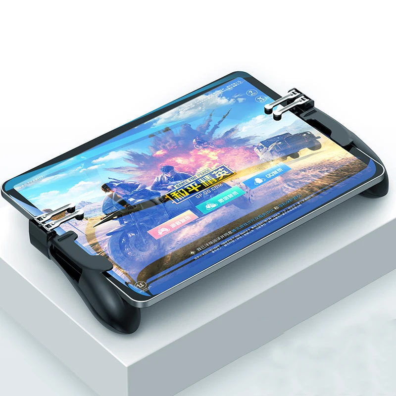 PUBG ipad Controller Six Finger Pubg Mobile Trigger Gamepad Grip L1R1 Fire Aim Button Joystick For Ipad Tablet FPS Game Handle |