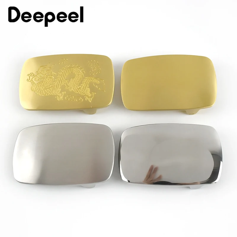 Deepeel 1 шт. ID39mm Высокая класс Нержавеющая сталь латунь Для мужчин Ремни пряжки