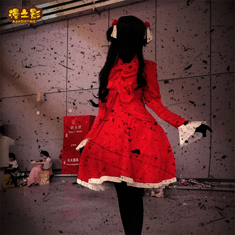 Костюм горничной из аниме Тени костюм для косплевечерние и вечеринки Хэллоуина