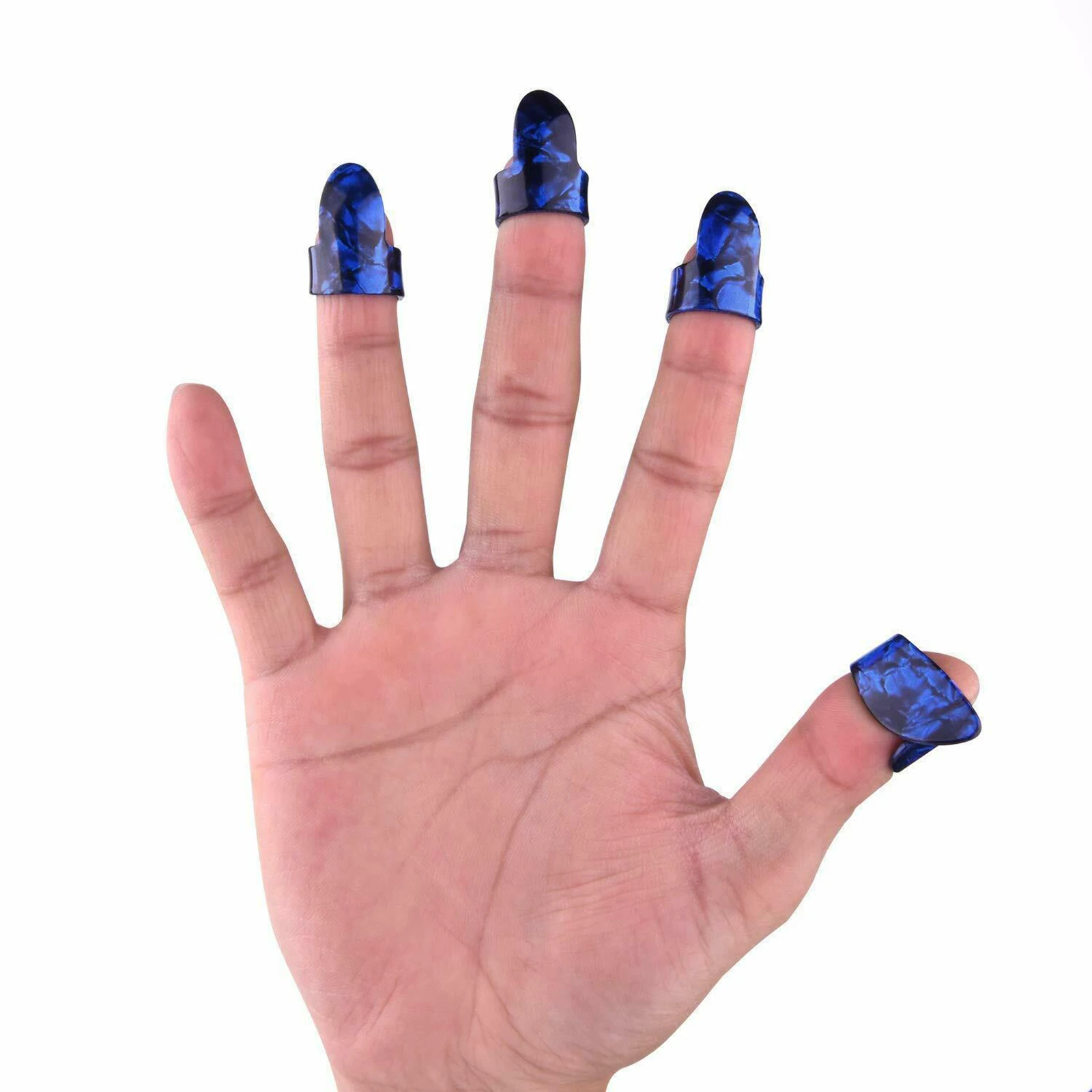 

4x Thumb Finger Guitar Picks Guitar Plectrums Picks Bass Acoustic Guitar