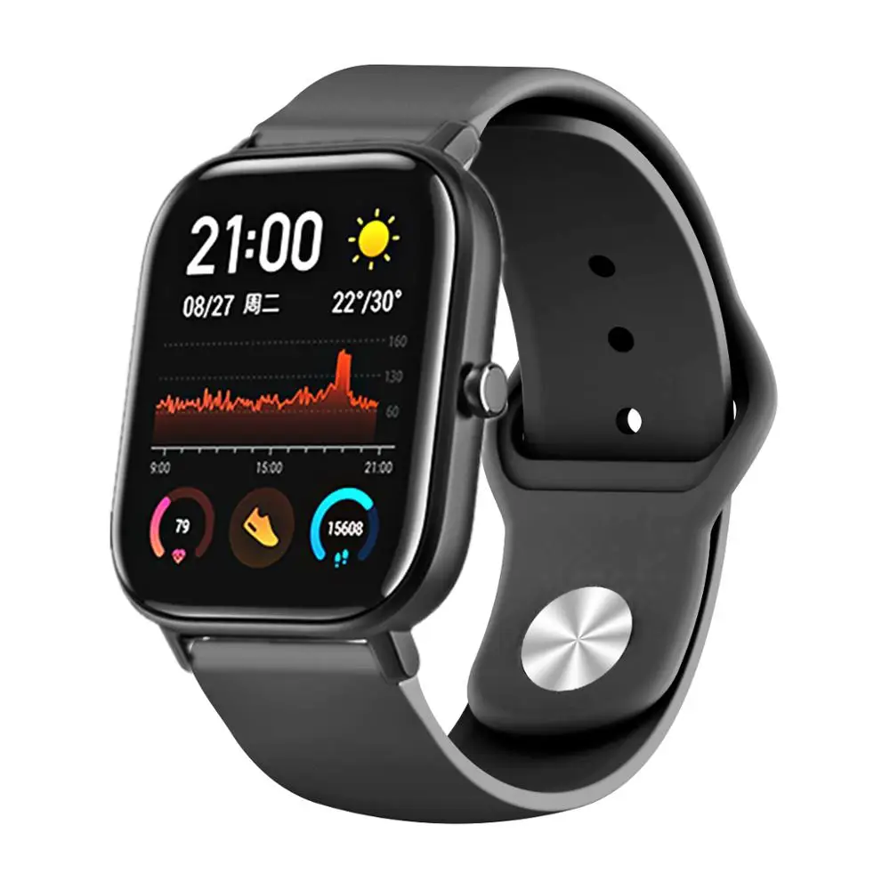 20 мм силиконовый ремешок-Браслет Для Xiaomi Huami Amazfit GTS умные часы сменный Браслет ремешок для Amazfit Bip Youth Correa