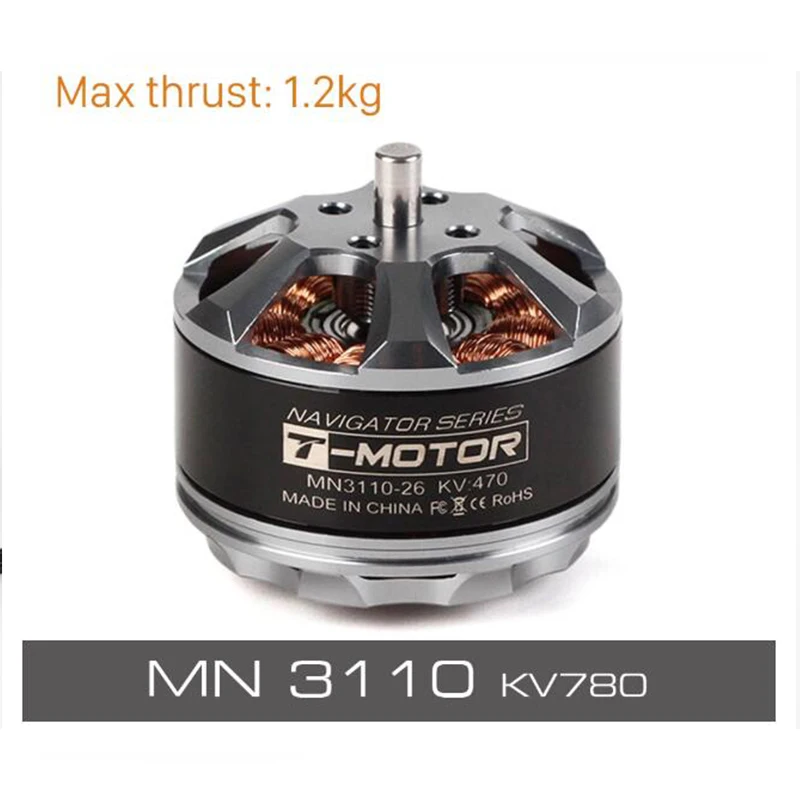 Бесщеточный двигатель для многороторного коптера Радиоуправляемый мотор MN3110 KV780