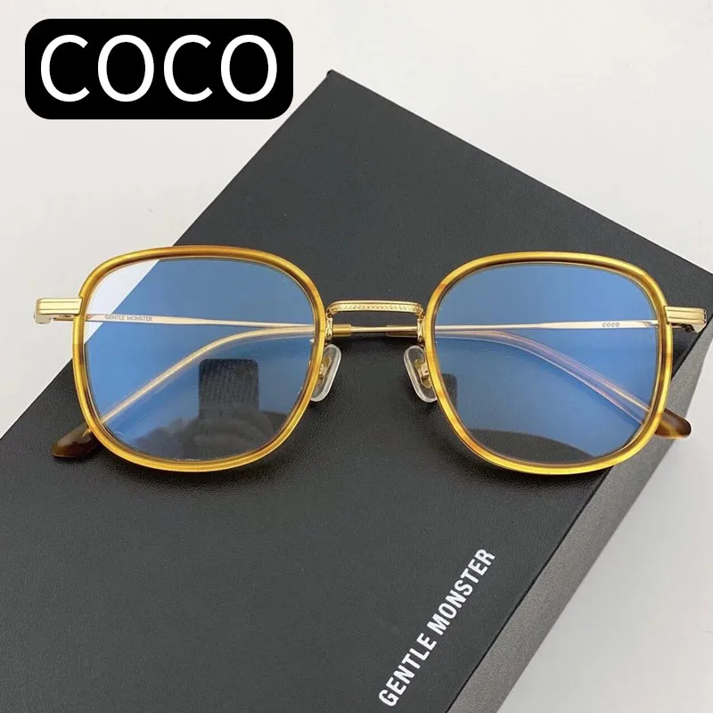 

GENTLE MONSTER Eye Glasses Women For Men Reading Blue Light Blocking Prescription COCO Clear Round Designer GM Eyeglasses Frames