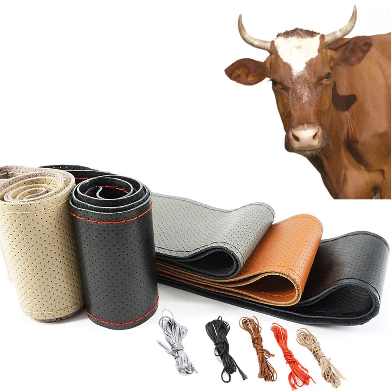 Чехол для руля сделай сам 38 см волоконная кожа с иглой оплетка на руль