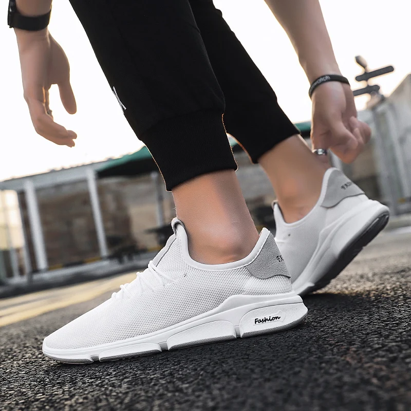 Мужская обувь для тенниса удобные дышащие кроссовки с ткацким плетением и