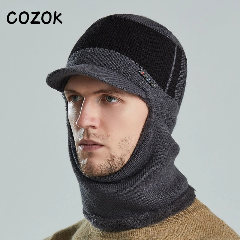 

Winter Hat Skullies Beanies Hats Winter Beanies for Men Women Wool Scarf Caps Balaclava Mask Gorras Bonnet Knitted Hat Bonnets