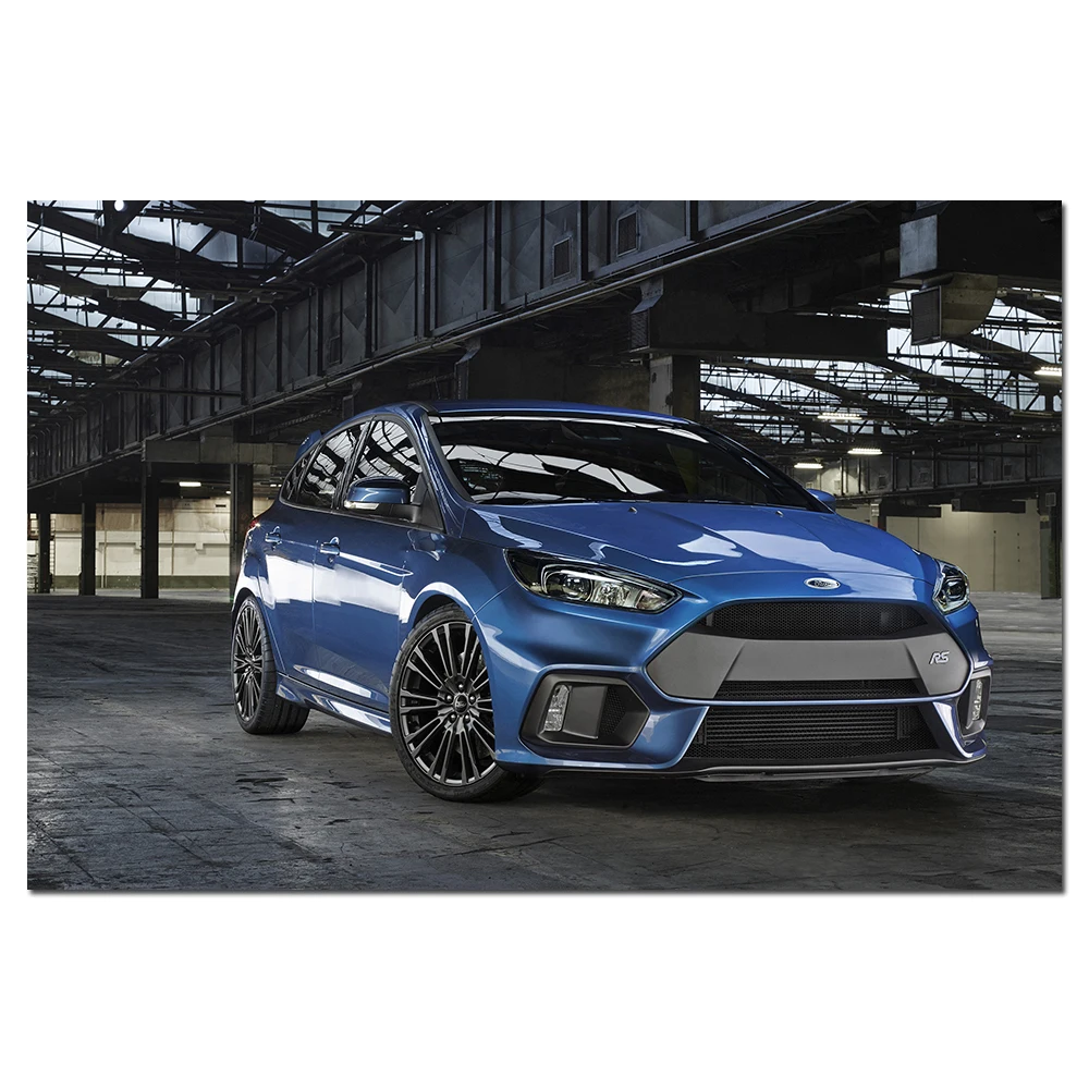 Ford Focus RS автомобильные фото Декоративные плакаты и принты Картина на холсте