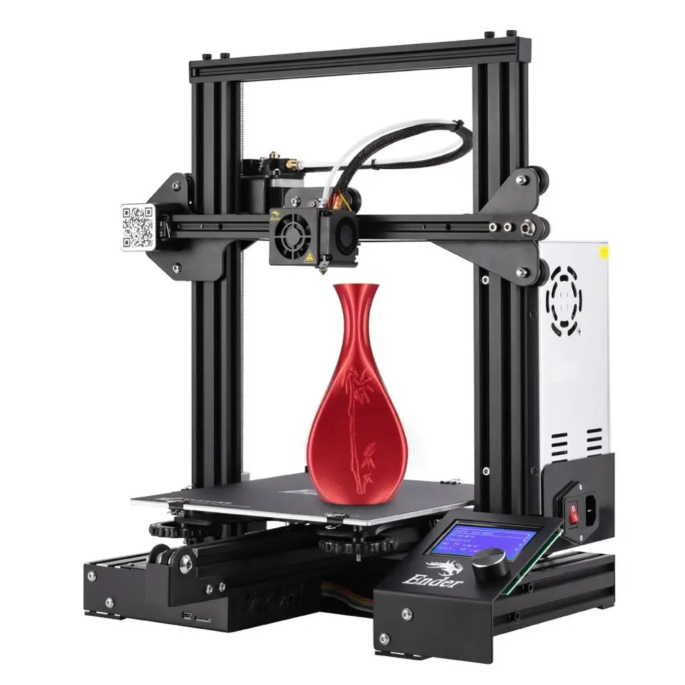 Ender-3/Ender-3X 3D принтер DIY набор большой размер принтер 3D Продолжительная мощность печати. Магнитная пластина Creality 3D Ender 3