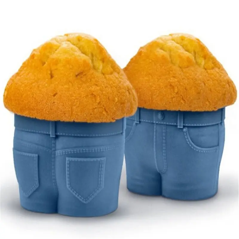 Форма для выпечки креативная кухонная посуда силиконовые джинсы формочки мини