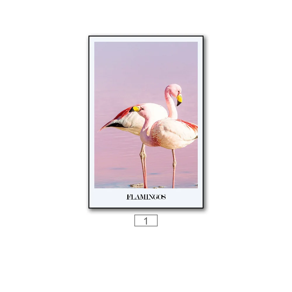 

Vintage Wall Art Decor Home Decoration Accessories Posters Canvas Painting Modern Nordic Pink Flamingo Shell Starfish Beach Sea