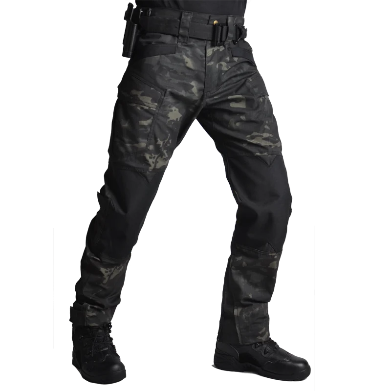 Брюки карго мужские тактические уличные боевые штаны в стиле милитари для