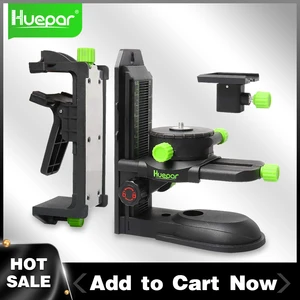 huepar laser level adapter multifunctional fine tuning bracket magnetic pivoting base with adjustable clip holder level tools free global shipping