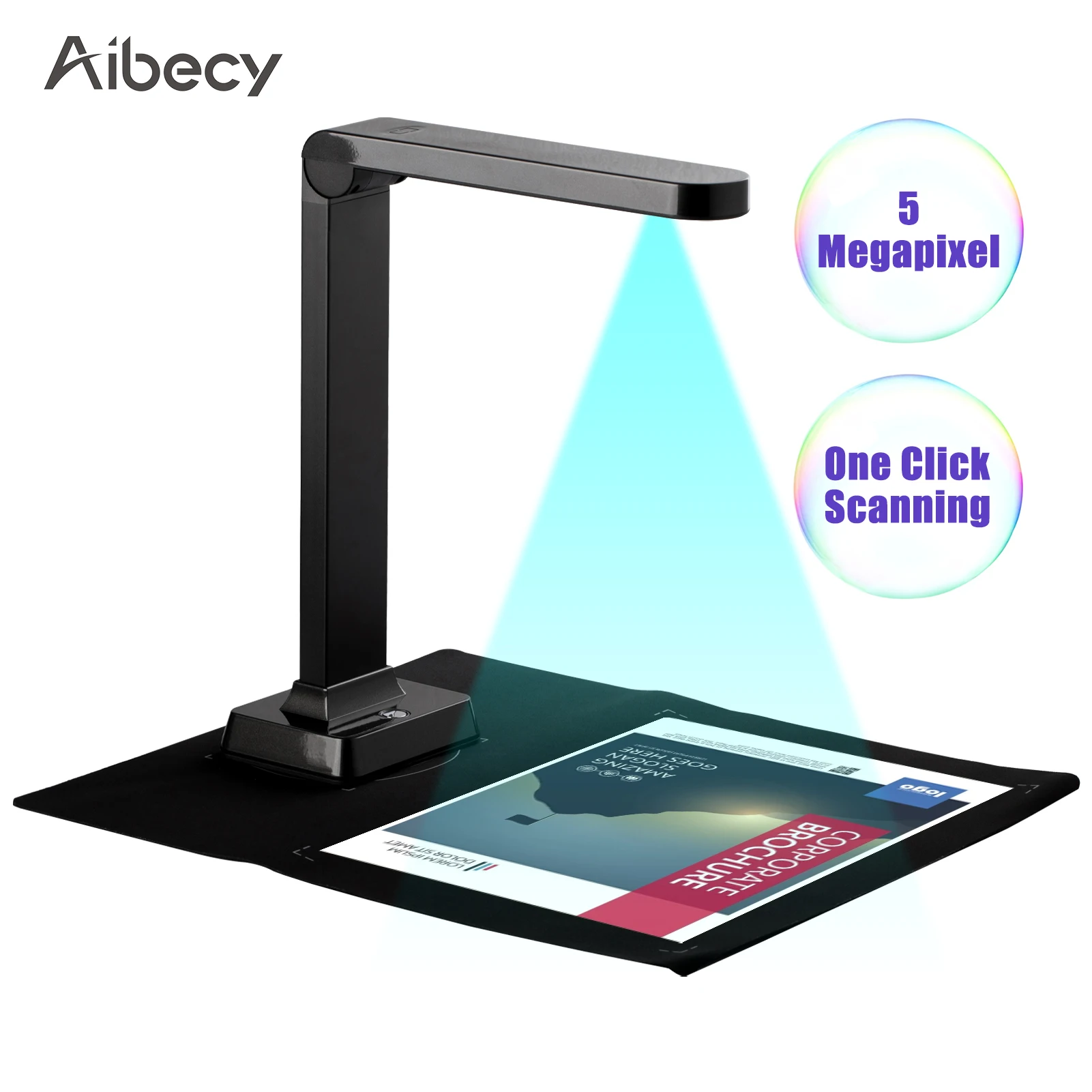 

Сканер Aibecy X500 для документов, 5 МП, USB