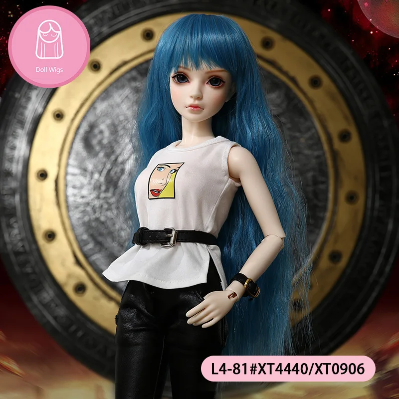 Парик для куклы BJD 18-21 см волосы 1/4 высокотемпературный натуральный парик