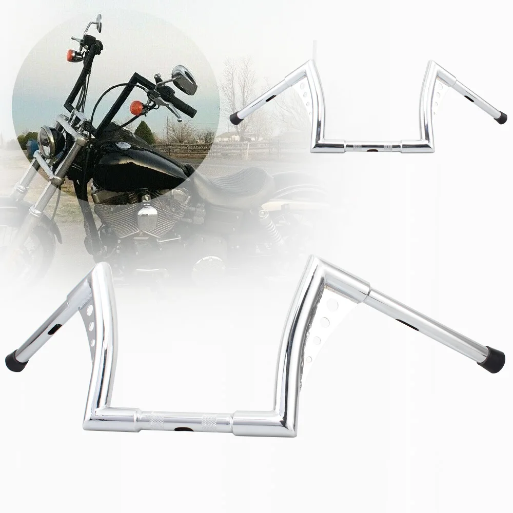 Мотоциклетные 10 &quot12&quot 14 &quot16&quot 17 &quotRise 1 1/4&quot широкие Тяговые стержни руль APE