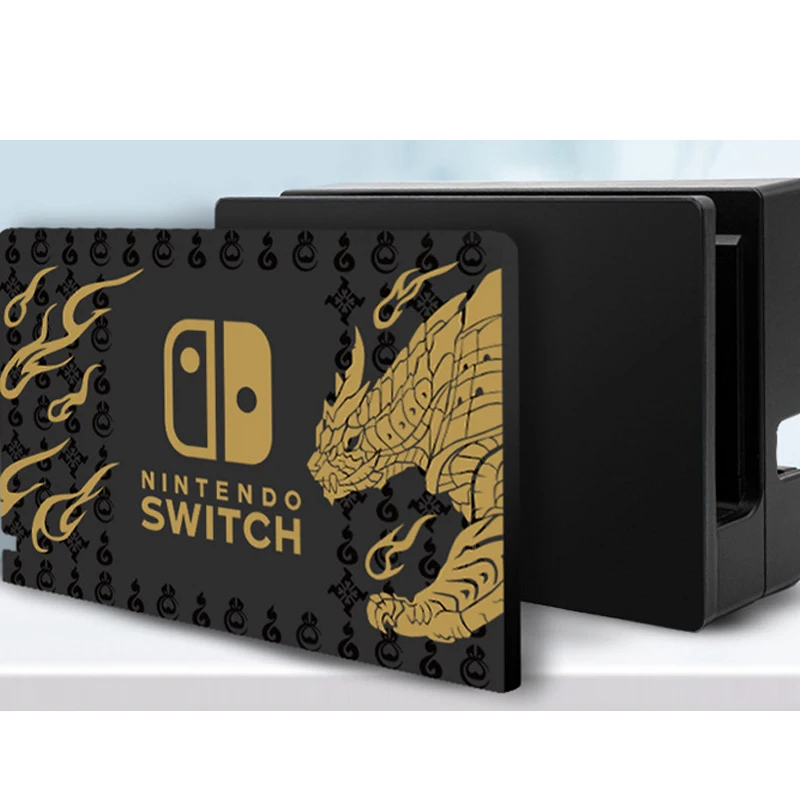 Monster Hunter Rise Case Kit For Nintend Switch Dock Station controller case Console Stand Thumb Grip Shell NS Protection | Электроника