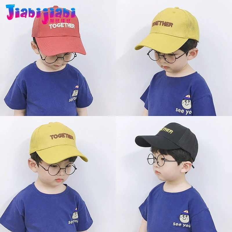 Летняя кепка для мальчиков Солнцезащитная бейсболка пляжная маленьких девочек