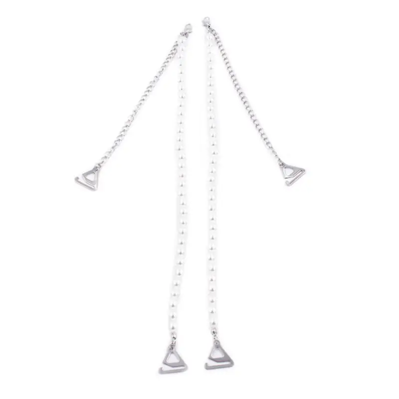 Цепочка на плечо женская имитация жемчуга 6/8 мм декоративные лямки бюстгальтера |