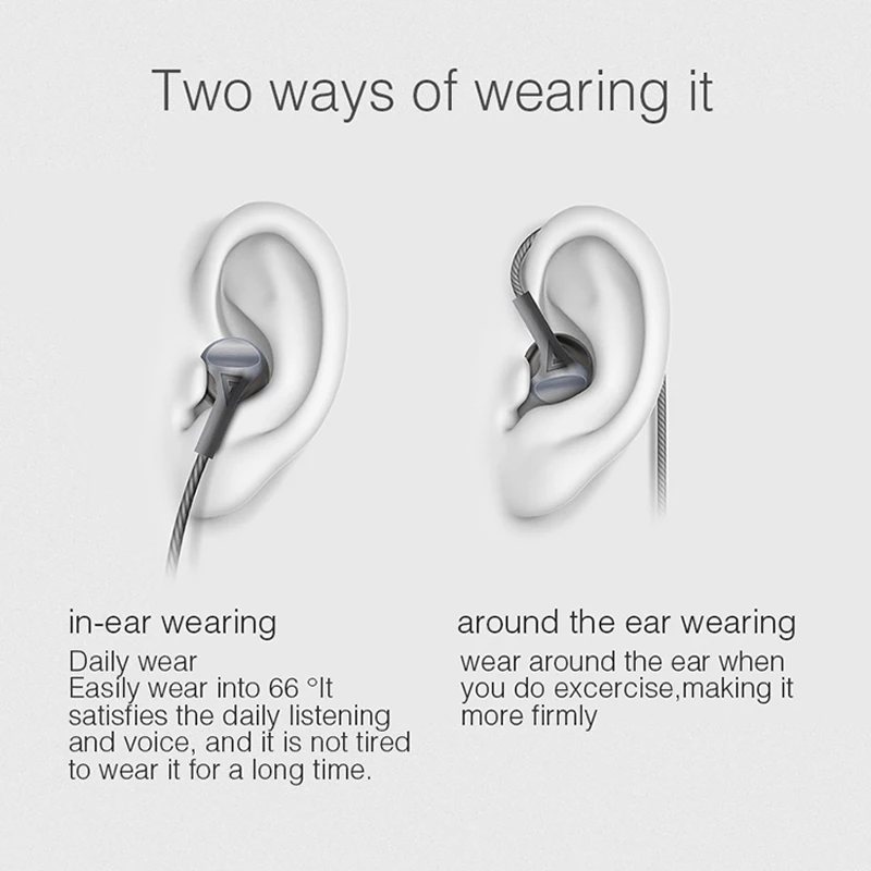 Металлические музыкальные наушники-вкладыши проводная стереогарнитура с