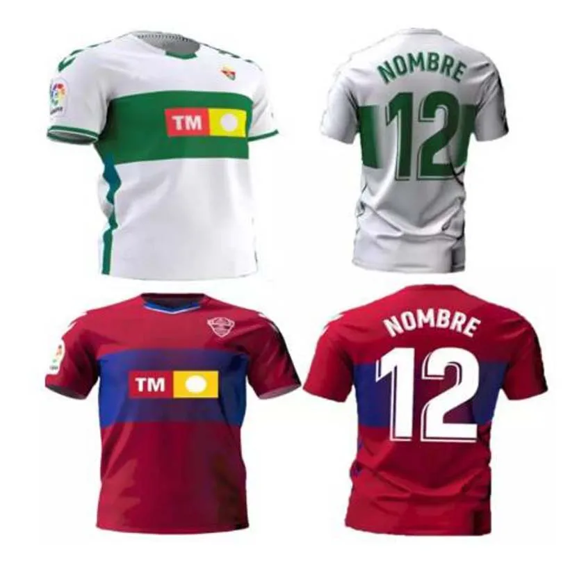 

ELCHE CF SOCCER Shirt Albacete 2019 2020 #9 Qasmi #7 Nino Sanchez Milla FOOTBALL SHIRTS thailand top