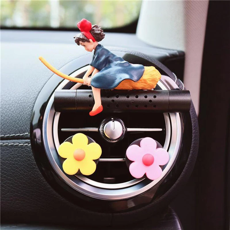 

2021 New Fation Creative cute car accessories interior car air freshener car interior decoration exhaust air outlet perfume clip