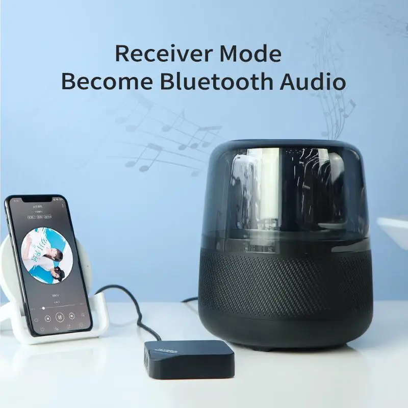 Bluetooth 5 0 передатчик приемник 2 в 1 беспроводной aptX HD аудио 3 мм AUX/SPDIF/Type-C адаптер для