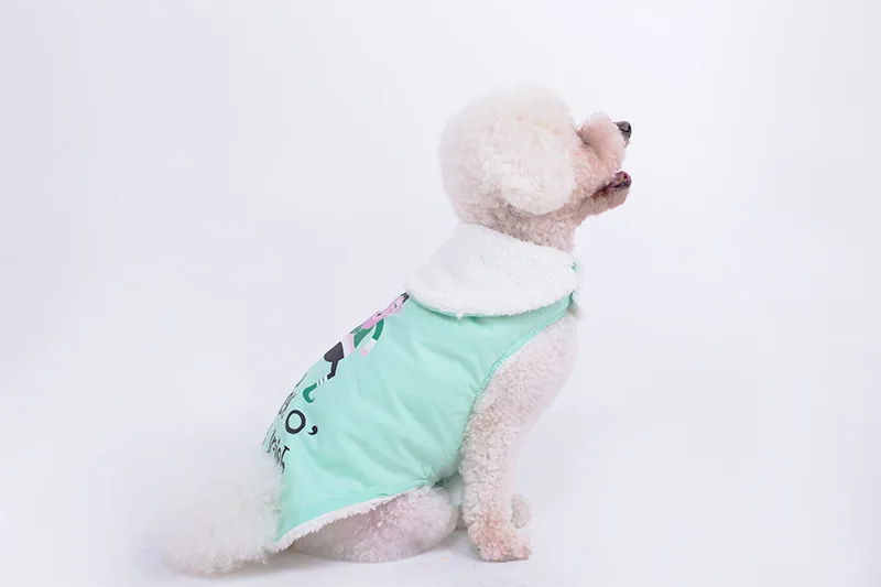 Красный шерстяной жилет для домашних животных зимняя одежда маленьких и средних