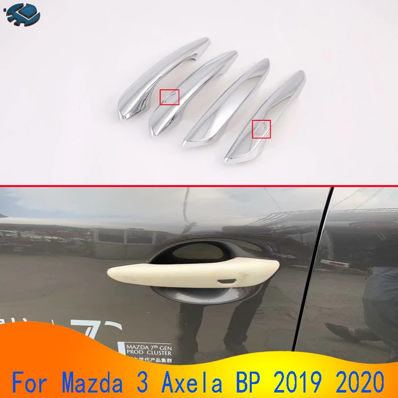 

For Mazda 3 Axela Sedan BP 2019 2020 Car Accessories Door Handle Cover Trim Molding