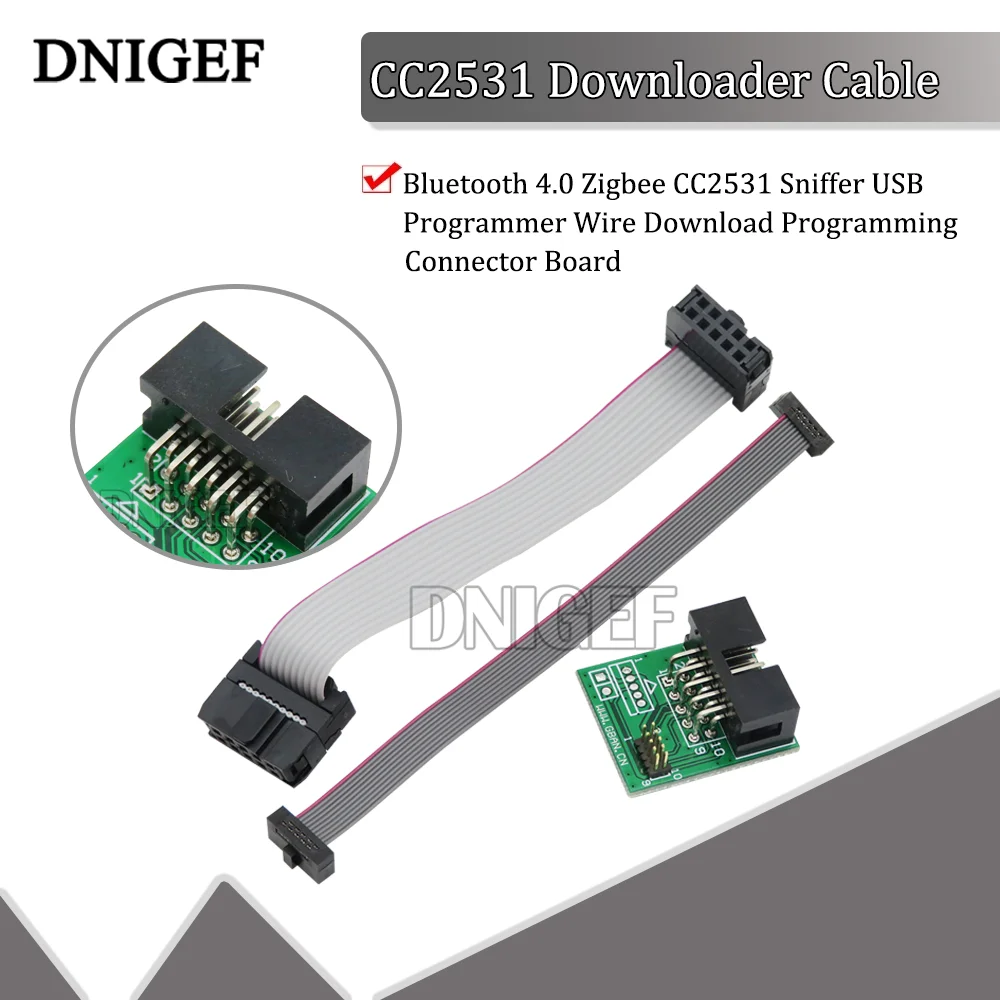 Кабель зарядного устройства DNIGEF CC2531 Bluetooth 4 0 Zigbee Sniffer USB-программатор для загрузки