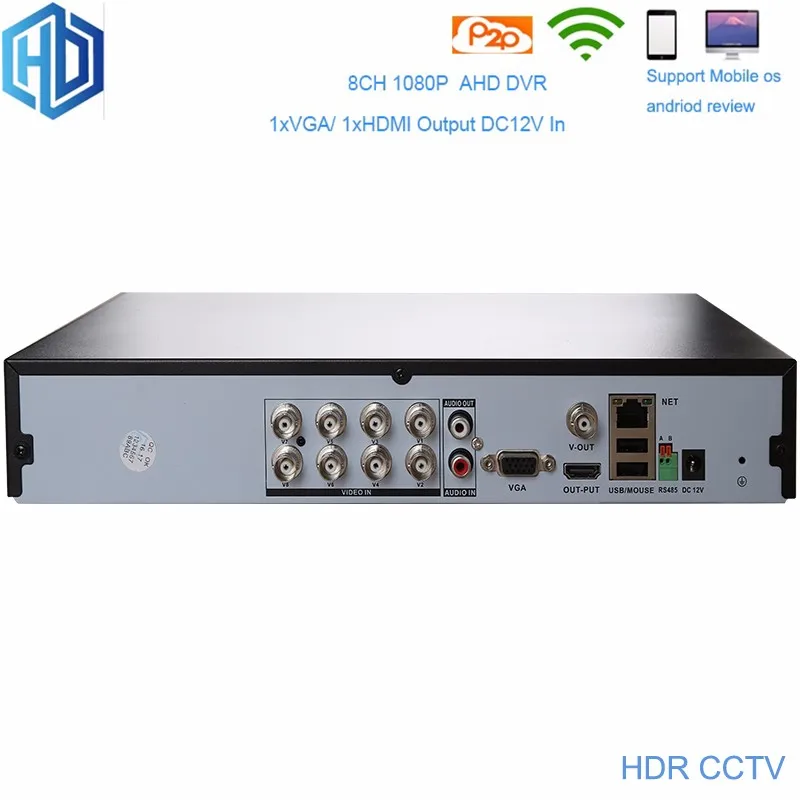 AHD 5MP CCTV Wifi DVR H.265 4CH 8CH P2P Cloud Video Recorder Home Surveillance Security ONVIF For IP Camera | Безопасность и