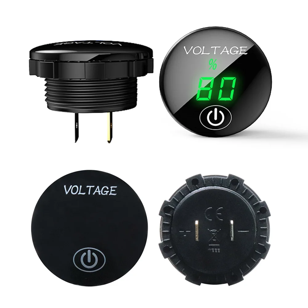 Светодиодный цифровой вольтметр измеритель напряжения монитор емкости
