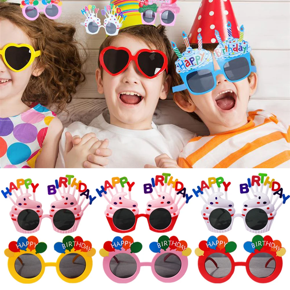 Детские очки для вечеринки на день рождения забавный реквизит фотосессии
