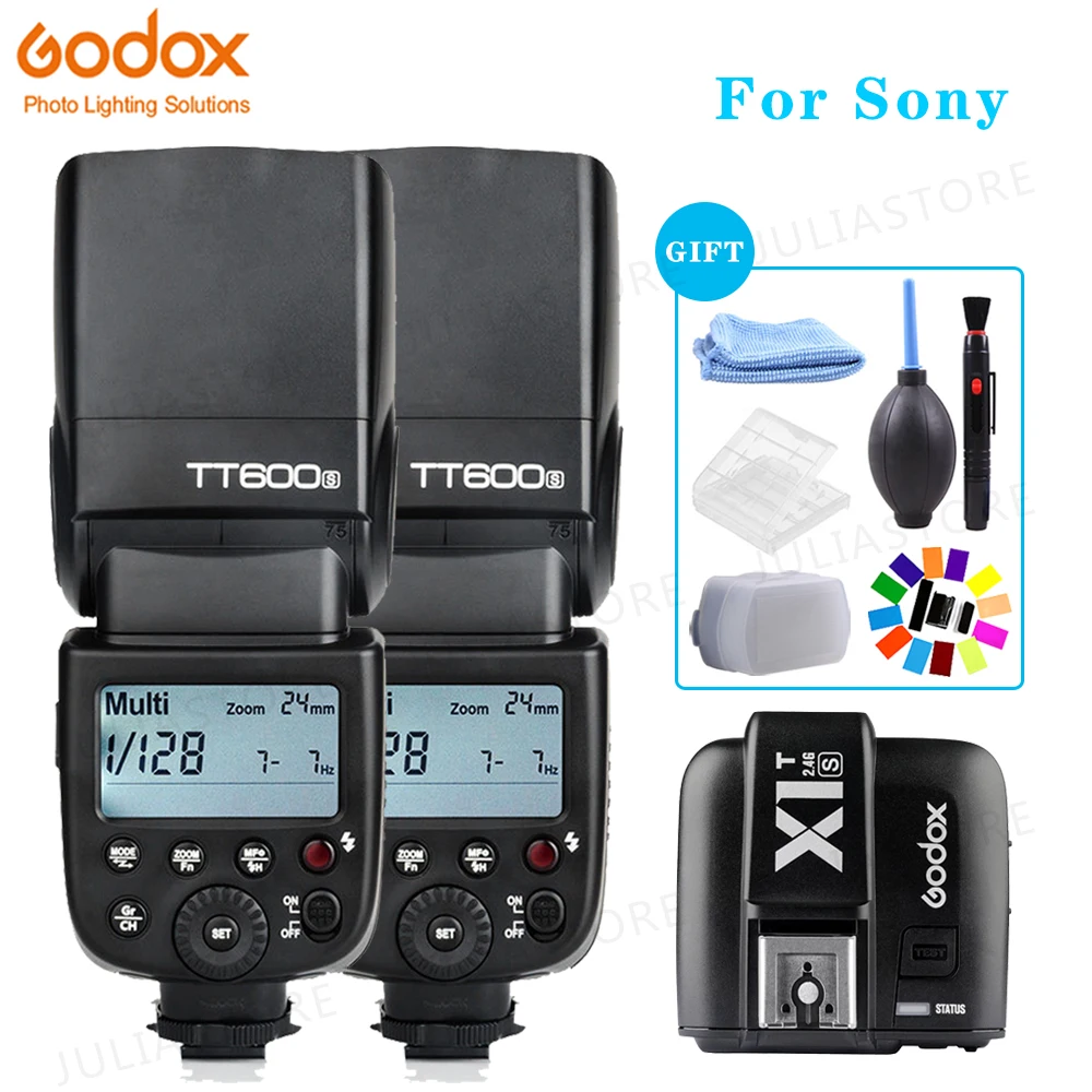Беспроводная вспышка Godox TT600s Speedlite 2 4G Master Slave HSS TTL для Sony a6000 a7 II III a58 a6500 a6300
