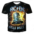 Летняя новая стильная мужская футболка с 3D принтом AC DC рок мужские модные топы с коротким рукавом мужские повседневные футболки с круглым вырезом топ с принтом