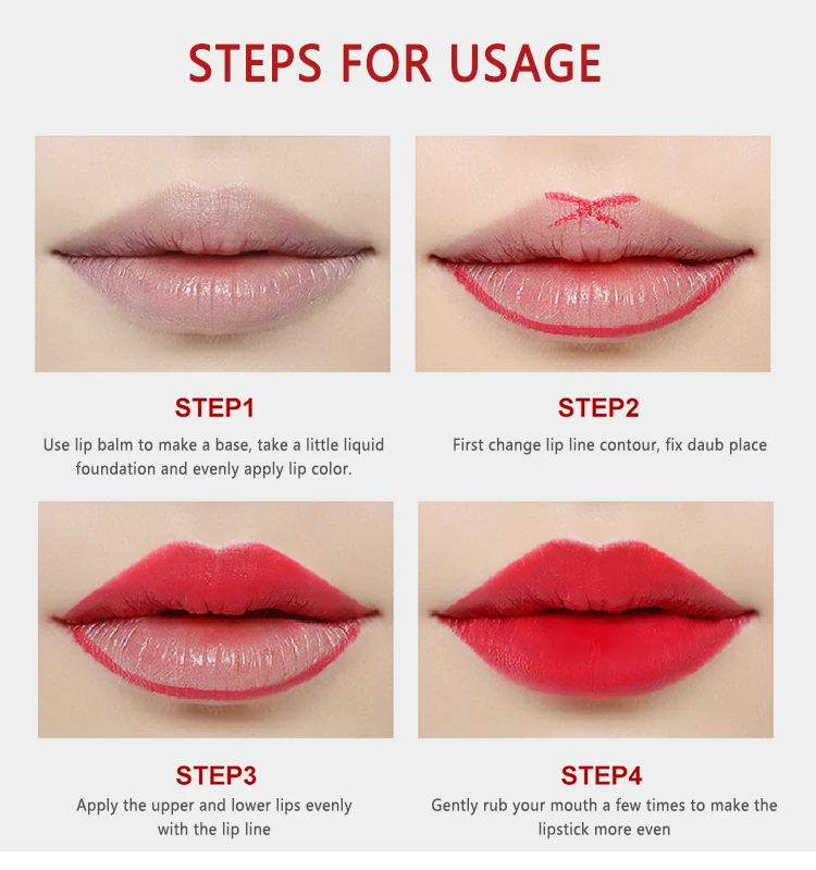 Водостойкая помада 19 цветов может вращаться бархатный матовый блеск для губ