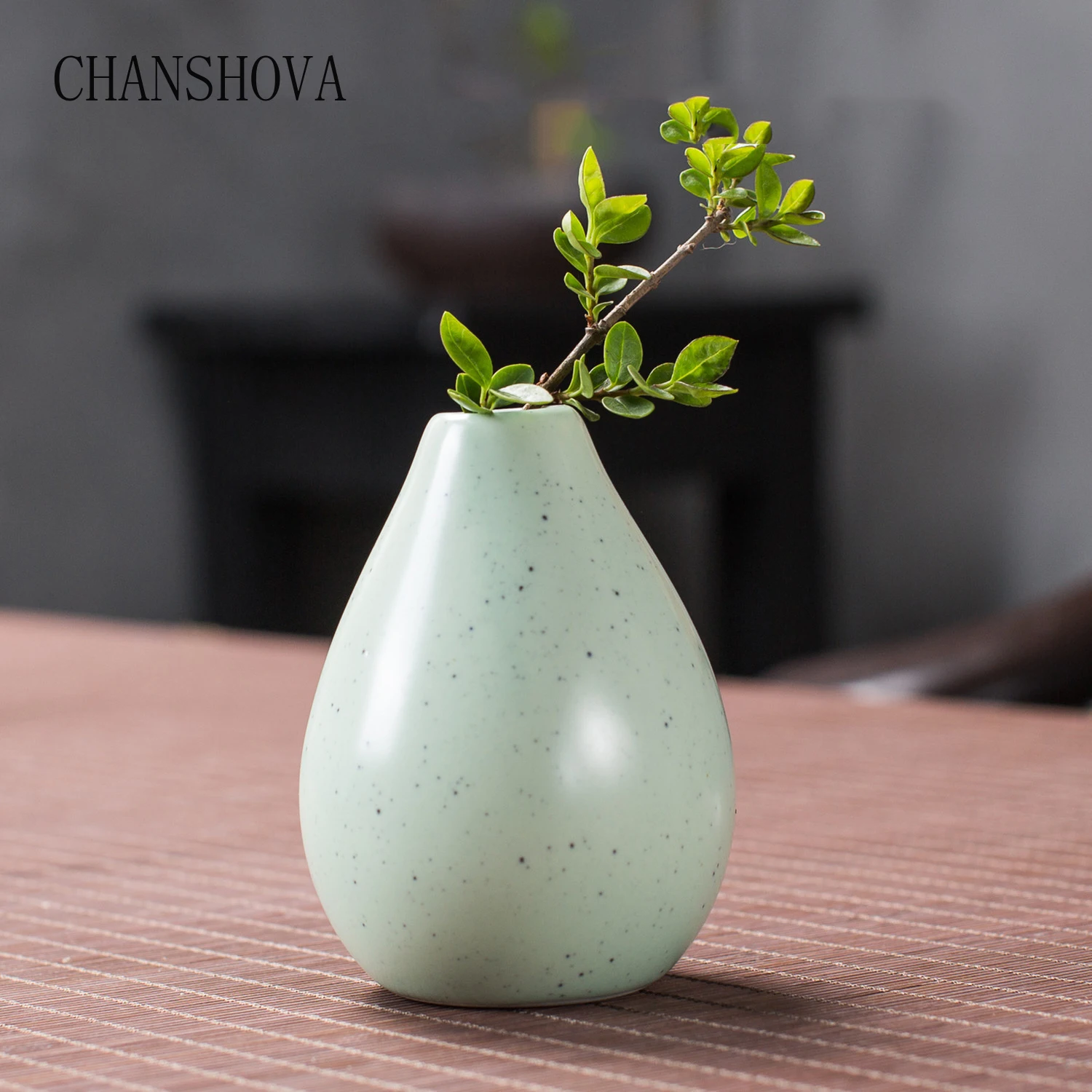 Современные Простые однотонные керамические вазы CHANSHOVA для цветов офисный декор