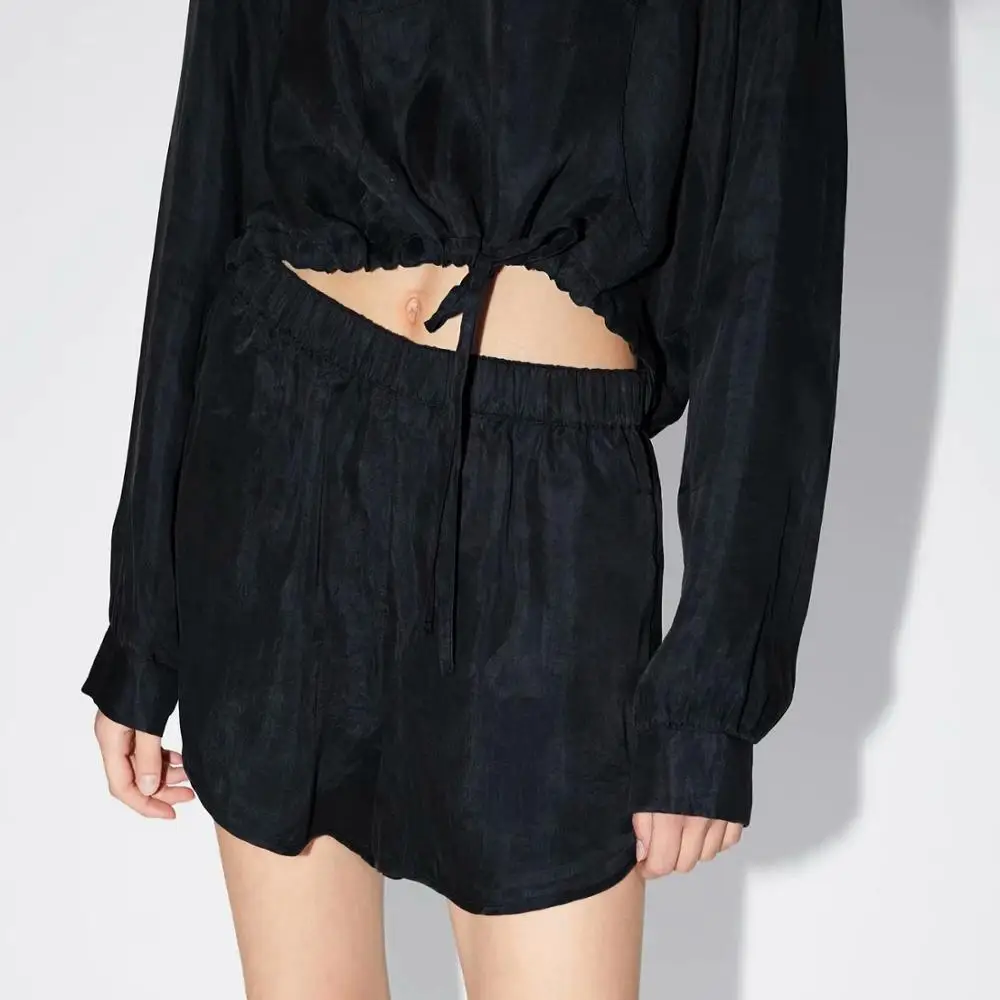 Спортивные Повседневные Шорты женские эластичные шорты с высокой талией