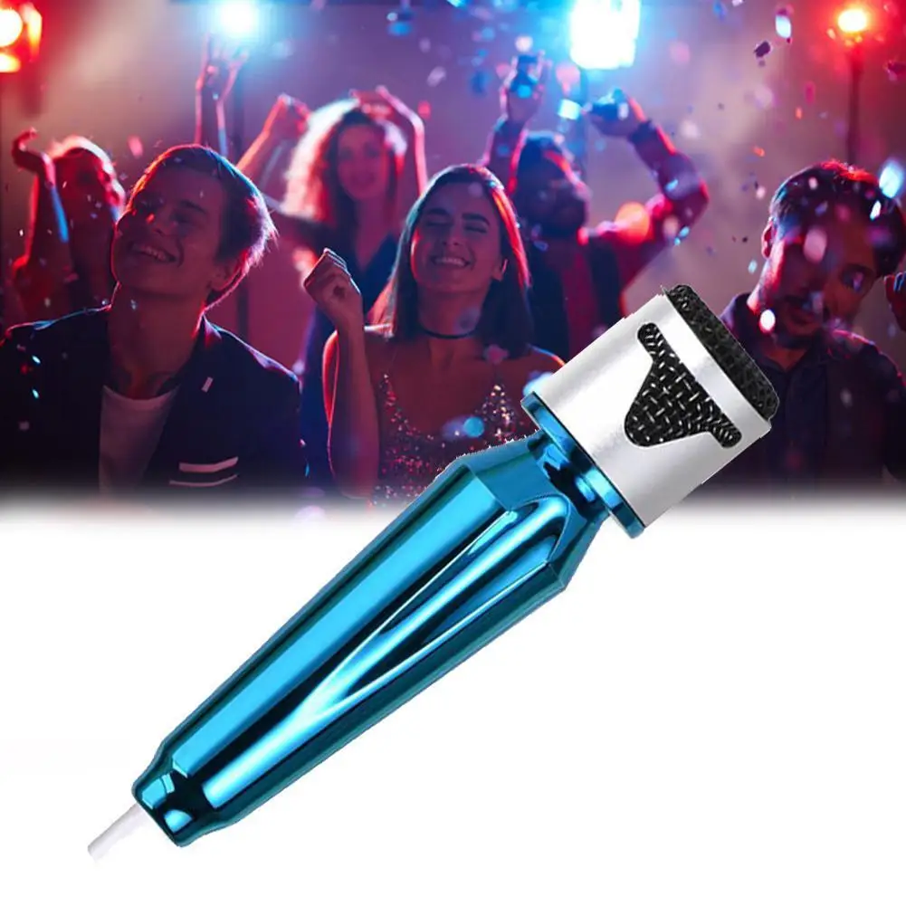 Портативный проводной мини микрофон из алюминиевого сплава для мобильной речи