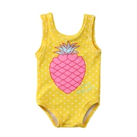 toddler kid baby girls pineapple print swimwear toddler swimsuit beachwear baby girls clothing children bathing suit summer