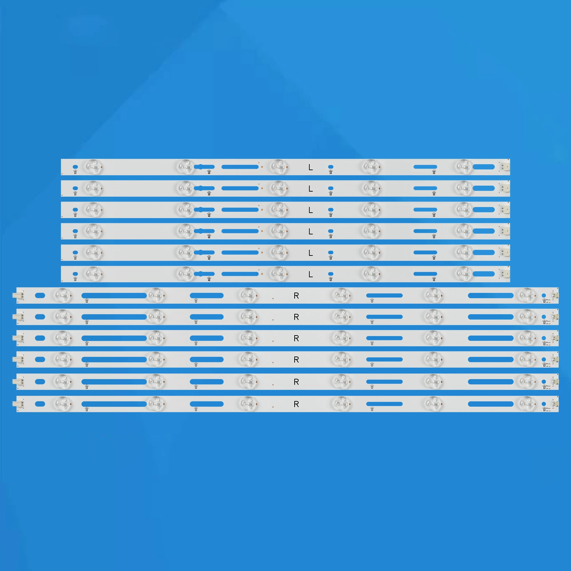 Новинка 12 шт./компл. Светодиодная лента для подсветки LC-50LB370U 50LB371U 50LB261U 500TT65 500TT66 V1