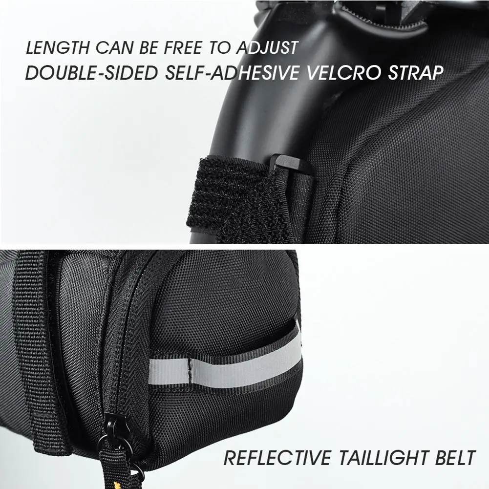 1L Ultralight Bicycle Tail Saddle Bag Road Inner Tube Saddlebag Accessories For Mountain Bike Outdoor Cycling Storage | Спорт и