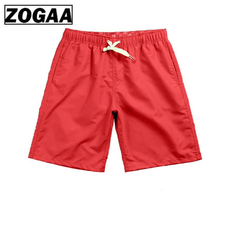 Мужские трусы до колена ZOGGA Однотонные для бодибилдинга 100% полиэстер высокого