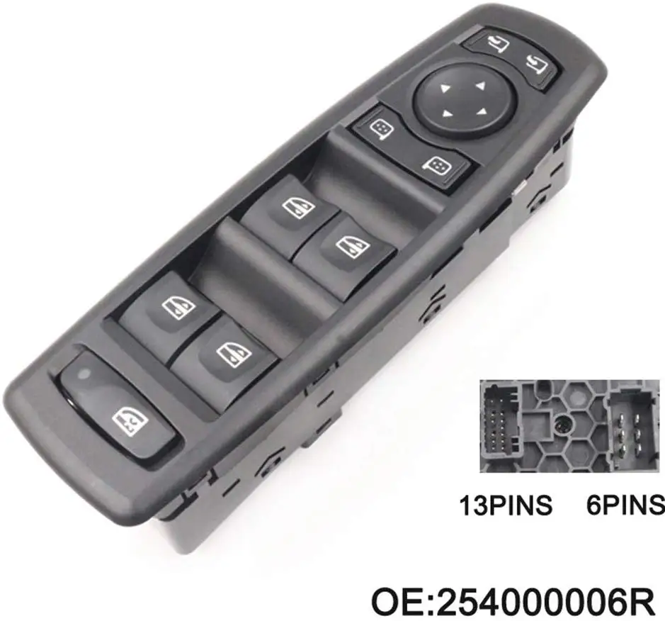 

Оконный переключатель электропитания 254000006R для Renault Megane Laguna Fluence 08-16