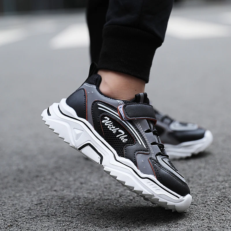 Новая крутая детская обувь для унисекс милая детская обувь для девочек удобные повседневные Дети Мальчики Школа обувь роскошный бренд мальчик спортивные кроссовки